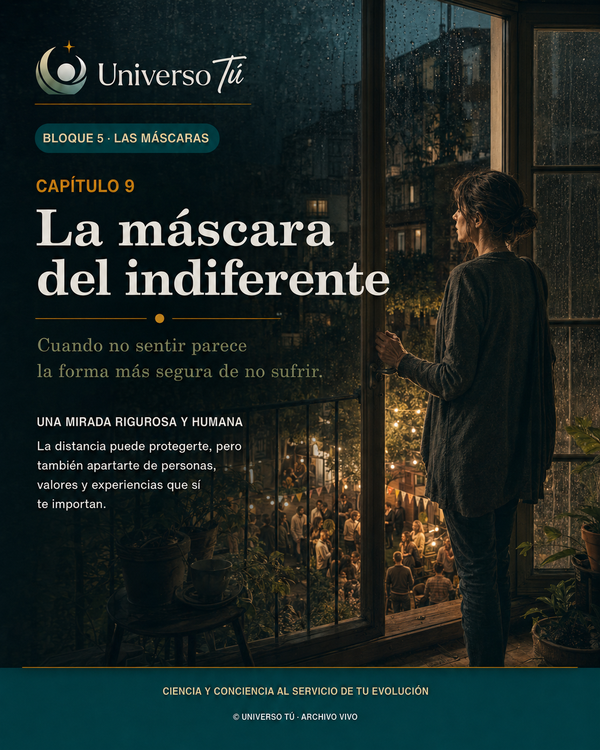 La máscara del indiferente