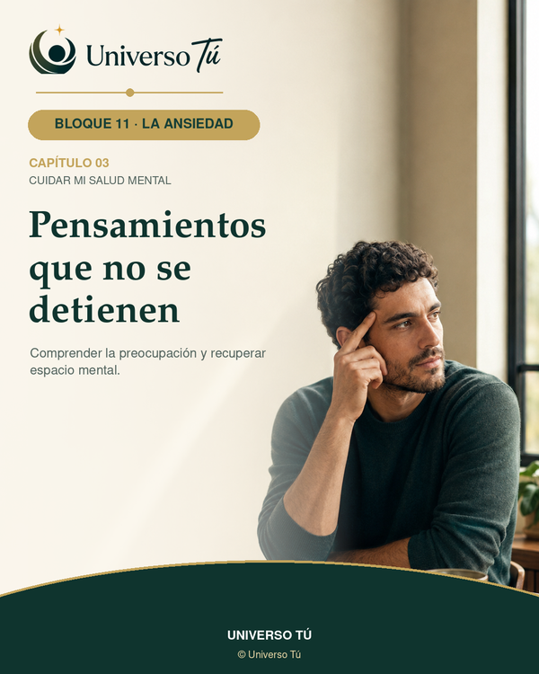 Pensamientos que no se detienen