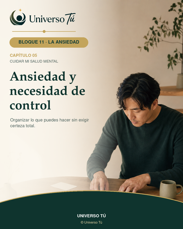 Ansiedad y necesidad de control
