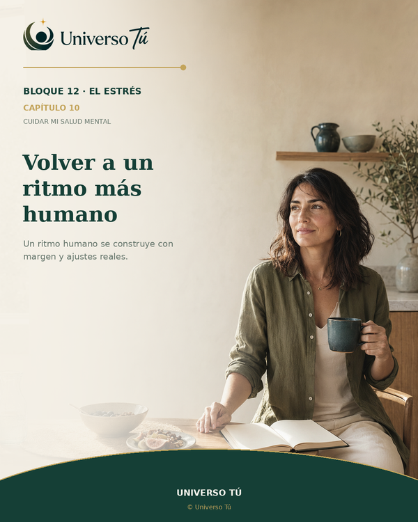 Volver a un ritmo más humano
