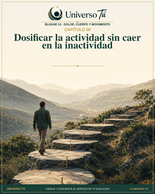 Dosificar la actividad sin caer en la inactividad