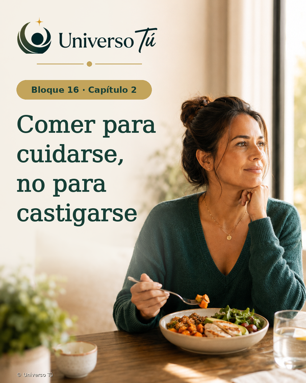 Comer para cuidarse, no para castigarse